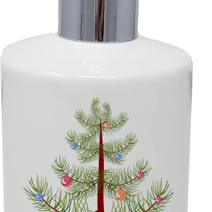 Caroline’s Treasures BB2998SOAP – Dispensador de jabón de cerámica para árbol de Navidad, multicolor Caroline’s Treasures BB2998SOAP – Dispensador de jabón de cerámica para árbol de Navidad, multicolor