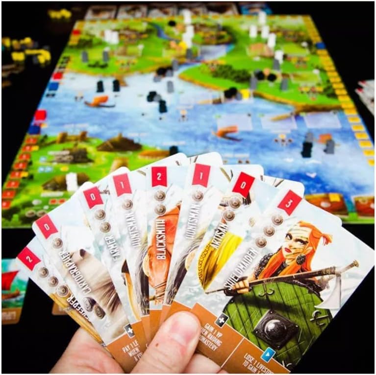 Renegade Games Studios Raiders of The North Seas Viking Edition, juego de mesa de estrategia, 2 a 4 jugadores, tiempo de juego de 30 minutos, para