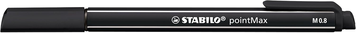 STABILO Fineliner pointMax – Pack de 8 – Colores surtidos