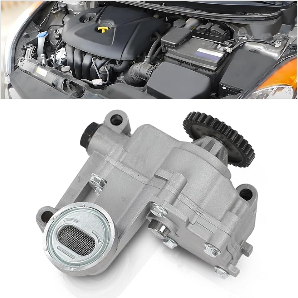 G-PLUS Bomba de aceite de motor compatible con Kia Forte Koup 2010-2013Hyundai Tucson 2011-2013Kia Forte5 2010-2013 Kia Forte 2.0L 1998CC 122CU. IN.