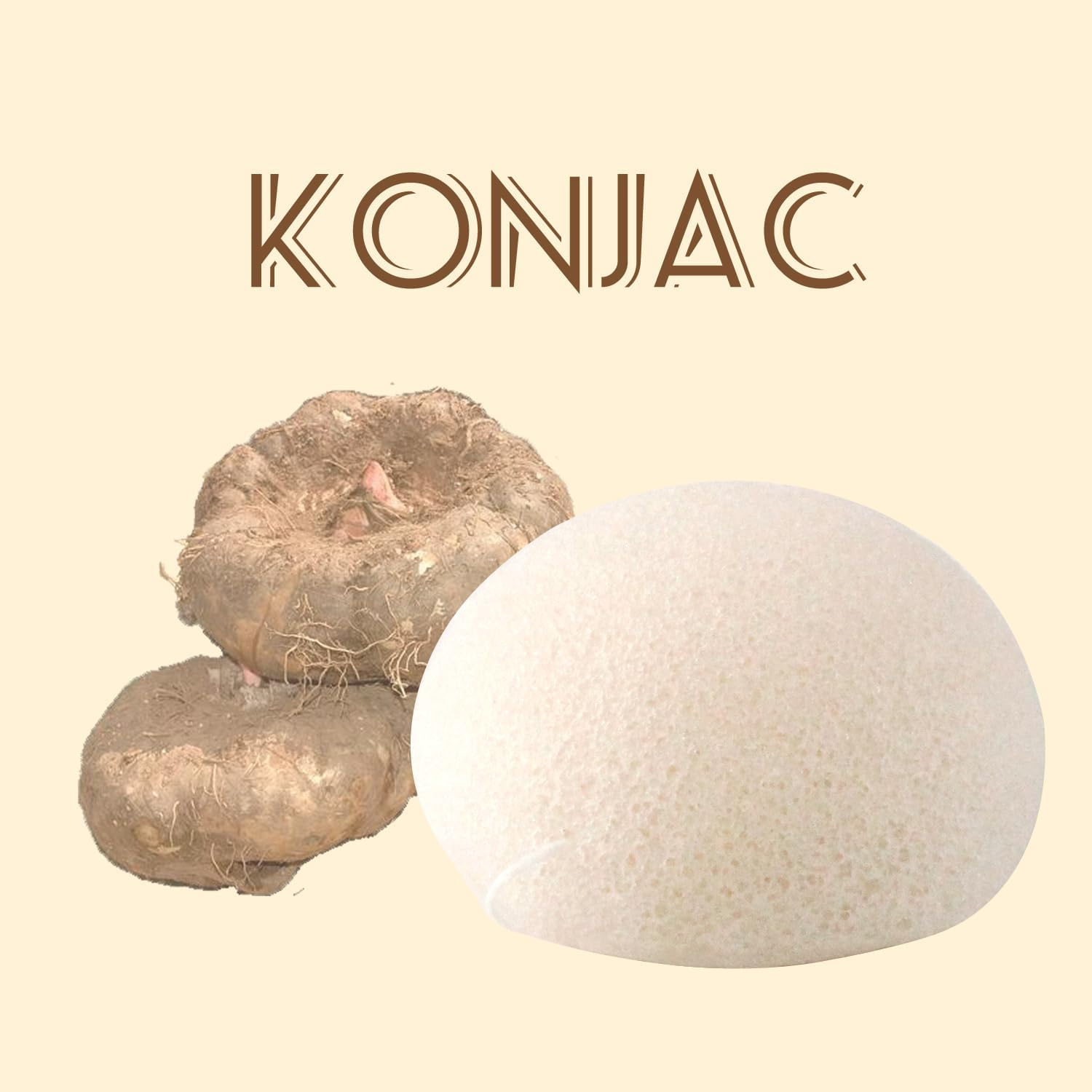 Spunspon Konjac – Juego de esponjas faciales orgánicas exfoliantes, exfoliantes faciales suaves diarios, cuidado de la piel, esponja limpiadora