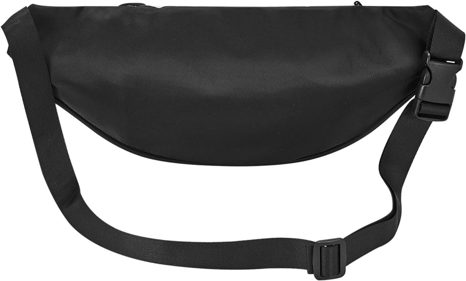 Riñonera casual de moda para hombres y mujeres, cinturón ajustable para viajes, senderismo, ciclismo, correr, festival, carnaval, Black6