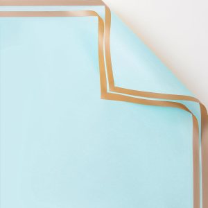 ARIFLOR 20 hojas de papel de ramo de flores impermeables con borde dorado, 20408, papel de regalo de Navidad, embalaje de regalo, manualidades de ARIFLOR 20 hojas de papel de ramo de flores impermeables con borde dorado, 20408, papel de regalo de Navidad, embalaje de regalo, manualidades de