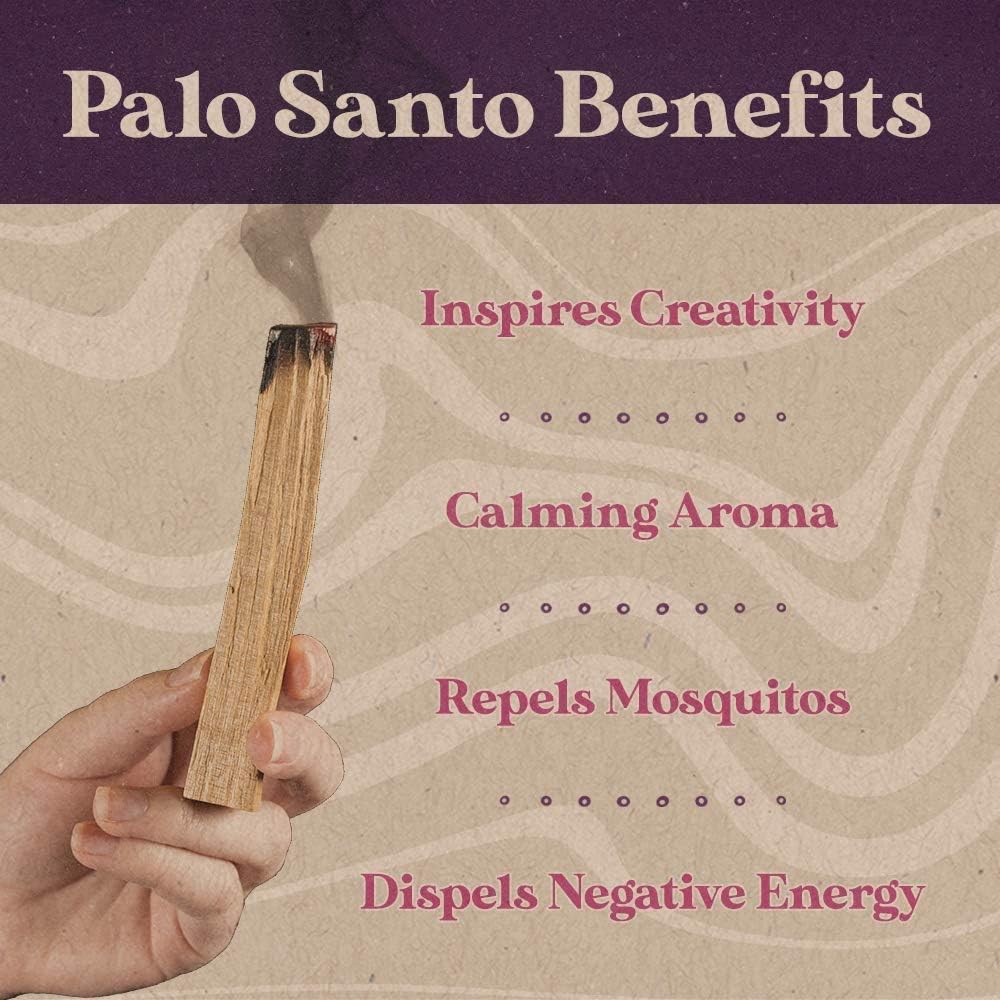 Purple Canyon Palo Santo – Kit de recambio de varillas de incienso  Paquete de 24  Meditación de chakras Espiritual Energía Limpieza Alivio del
