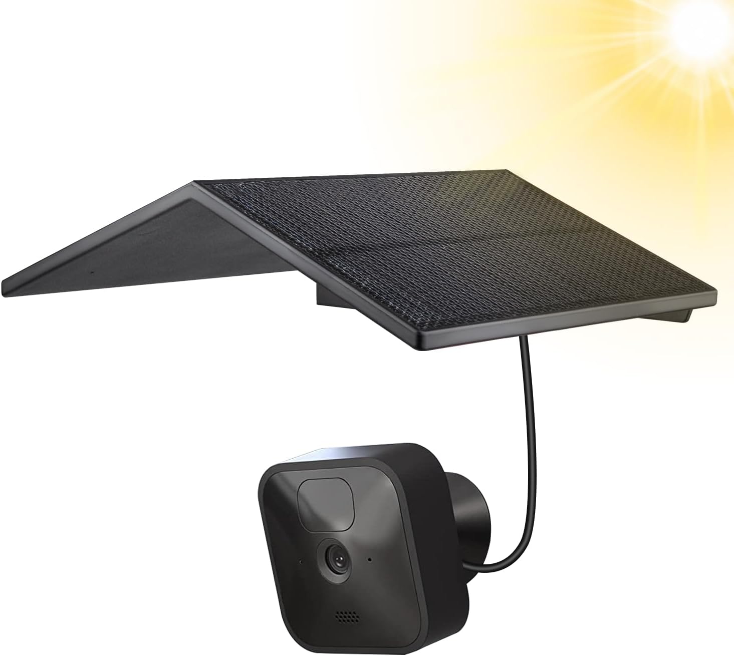 Panel solar compatible con Blink Outdoor, Blink (3 generación) y cámara Blink XT2XT, batería recargable integrada de 5000 mAh para cámara de