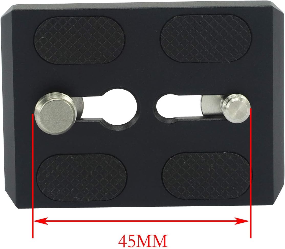 Haoge HQR-SC-N Placa de liberación rápida para cámara Sachtler Video DV 8100, DV10 3+3, DV10 5+5, FSB6T, FSB8T, FSB-10T Cabezal fluido trípode