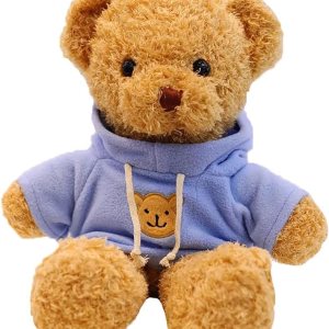 Oso de peluche, oso de peluche suave, regalos para niños pequeños en baby shower, día de San Valentín (azul, 12 pulgadas) Oso de peluche, oso de peluche suave, regalos para niños pequeños en baby shower, día de San Valentín (azul, 12 pulgadas)