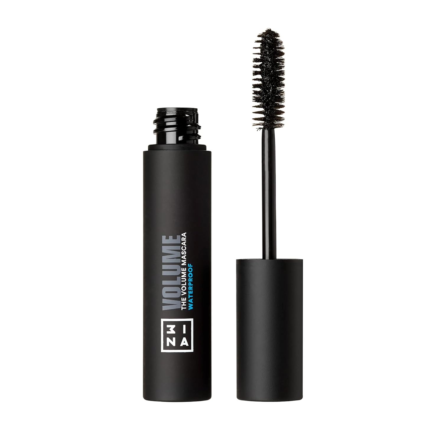3INA MAQUILLAJE – Vegano – Libre de crueldad – The Volume Mascara Impermeable 900 – Negro – Efecto voluminizador y rizado – Fórmula impermeable de
