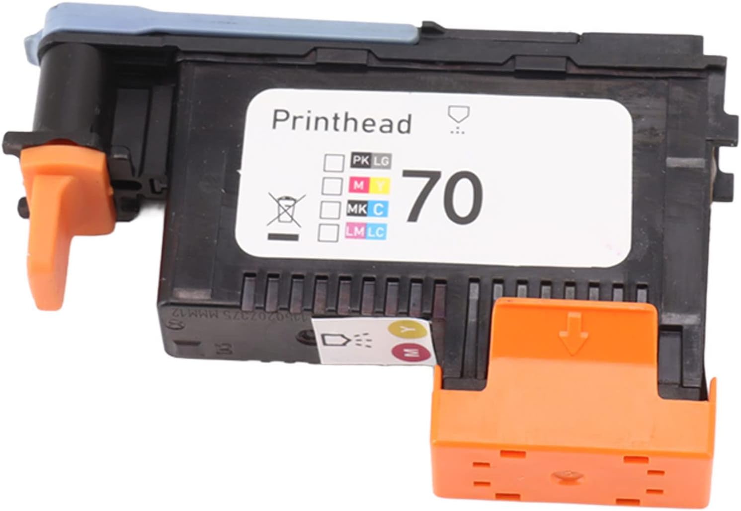 Zerodis Tóner de tinta, 72 cabezales de impresión de repuesto de resolución clara estable para Designjet Z2100 Z3100 Z3200 Z5200 Z5400 Cabezal de