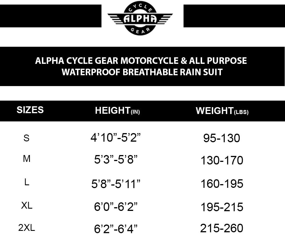 Alpha Cycle Gear – Traje de lluvia para hombre y mujer, chaqueta y pantalón, diseño reflectante e impermeable