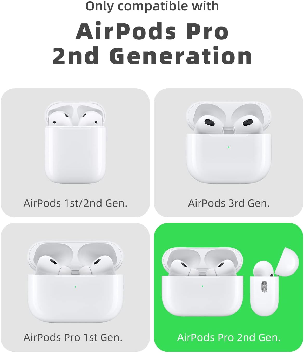 Fengshuo Funda para AirPods Pro de 21 generación, estilo de juego, funda protectora de silicona suave para Apple AirPods Pro Case 202320222019-Rosa