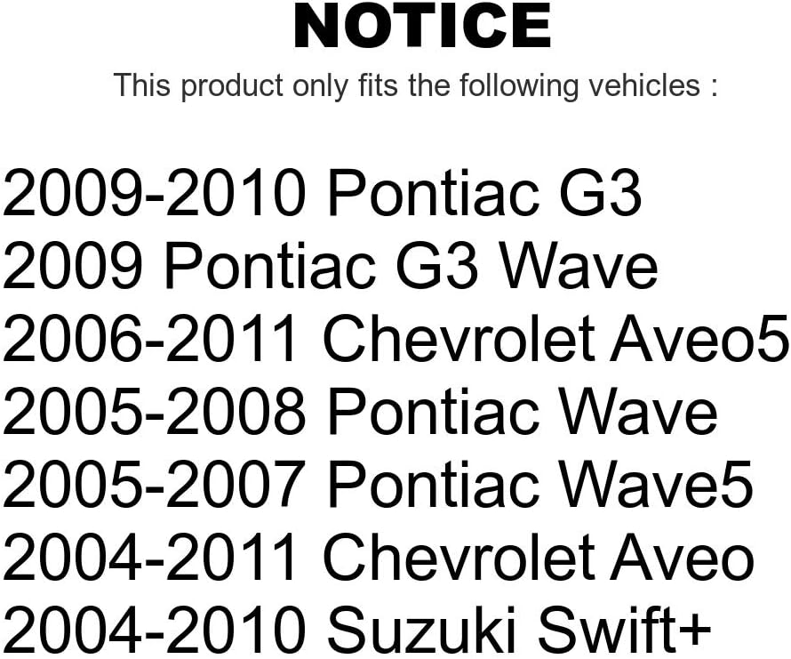 Extremo de barra de acoplamiento exterior delantero izquierdo 72-ES800033 para Chevrolet Aveo Aveo5 Pontiac G3 Suzuki Wave Wave5 Swift+