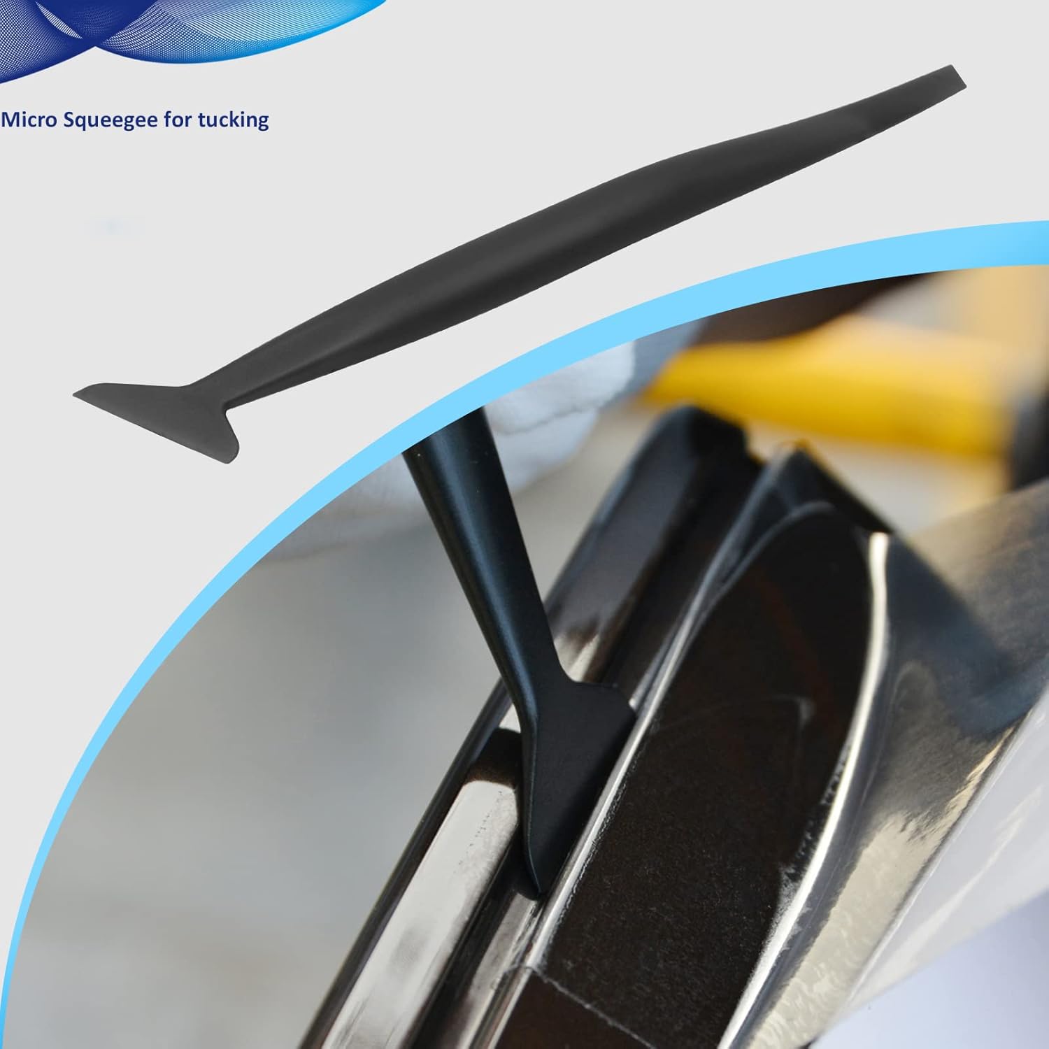 NEWISHTOOL Herramientas de tintado de película de ventana de automóvil, kit de envoltura de vinilo, kit de herramientas de tinte de ventana