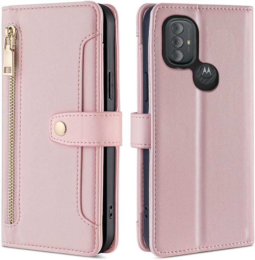 Asuwish Funda de teléfono para Motorola Moto G Power 2022MotoG Play 2023G Pure 2021, funda tipo cartera y protector de pantalla, tarjetero con