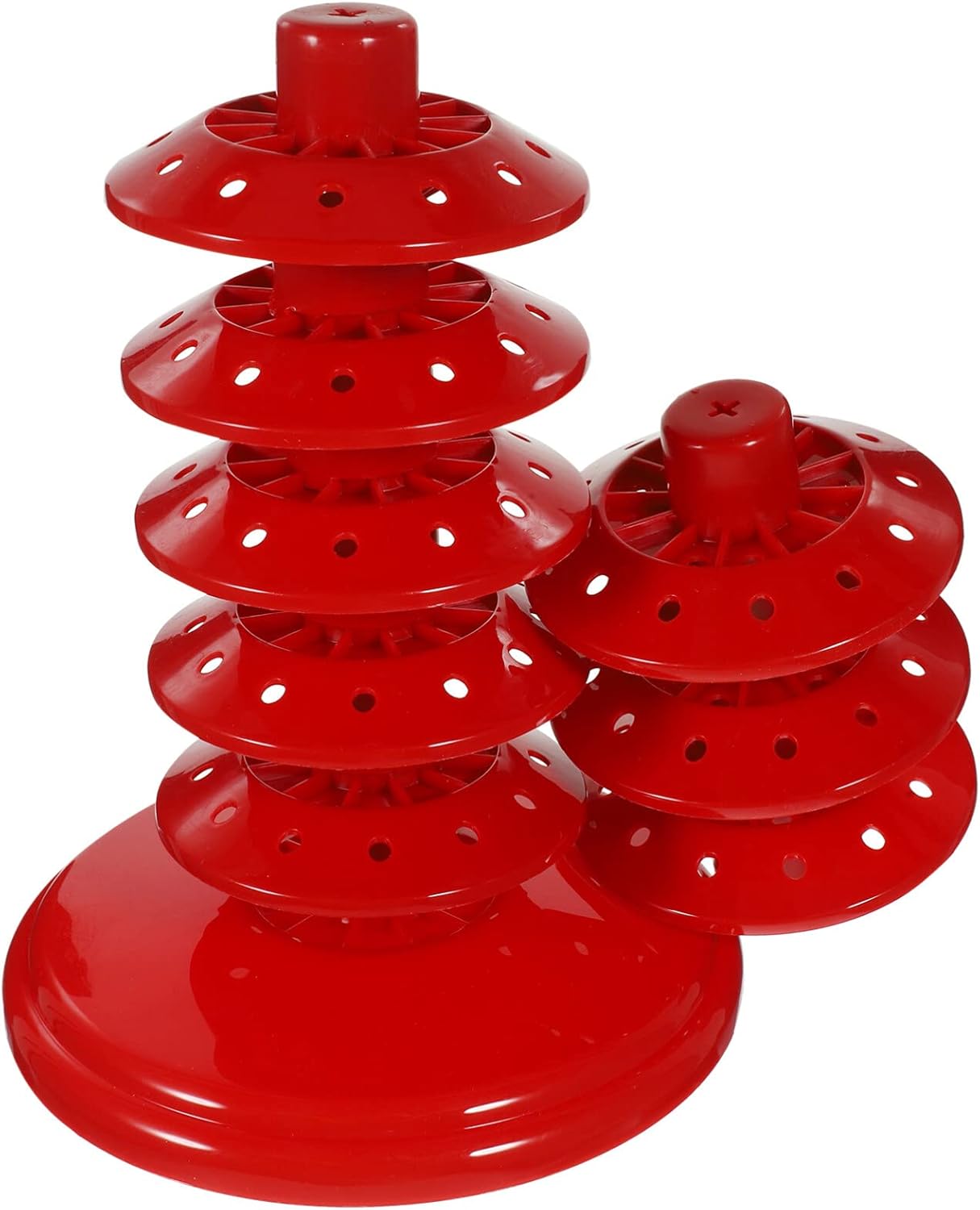 PRETYZOOM Soporte para paletas para tartas, múltiples agujeros, 8 niveles, soporte de plástico para piruletas, soporte de secado de paletas para