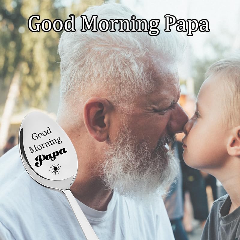 Regalos para papá, abuelo, abuelo, cuchara, regalos de nieta, nieto, abuelo, abuelo, cumpleaños, regalos de Navidad para marido de esposa, buenos