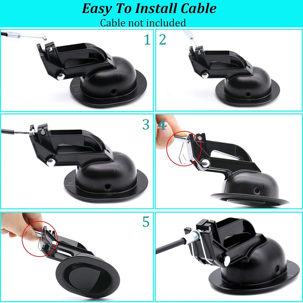 2 piezas de repuesto universales de metal resistente para sofá reclinable, manijas de liberación, se adaptan a Ashley, Lazy Boy y la mayoría de