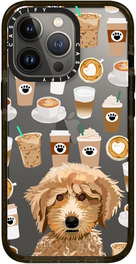 CASETiFY Impact – Funda para iPhone 13 Pro protección contra caídas de 6.6 pies  Funda transparente para los amantes de las razas de perros únicos,