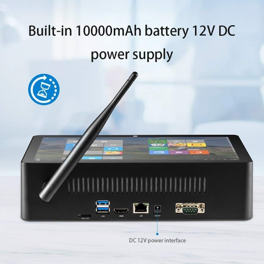 Tablet PC, PiPo X10s Todo-en-Uno Mini PC 10.1 pulgadas 6GB+64GB Windows 10 IntelCeleron J4105 Quad Core Tablet PC, Soporte WiFi BT TF Tarjeta RJ45