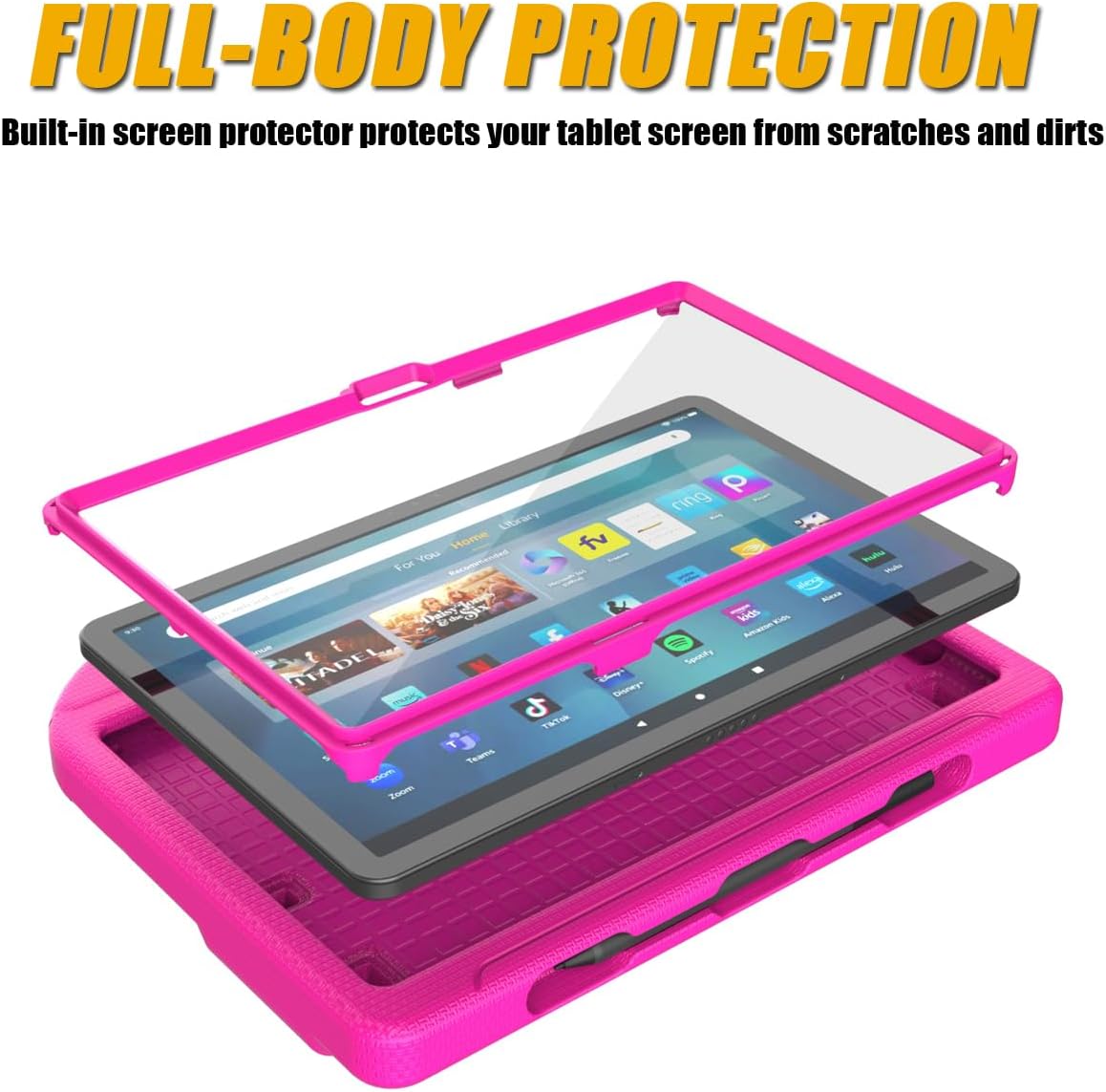 Funda infantil para tablet de 11 pulgadas, no compatible con tabletas Samsung iPad de 11 pulgadas, a prueba de golpes, ligera, con soporte para