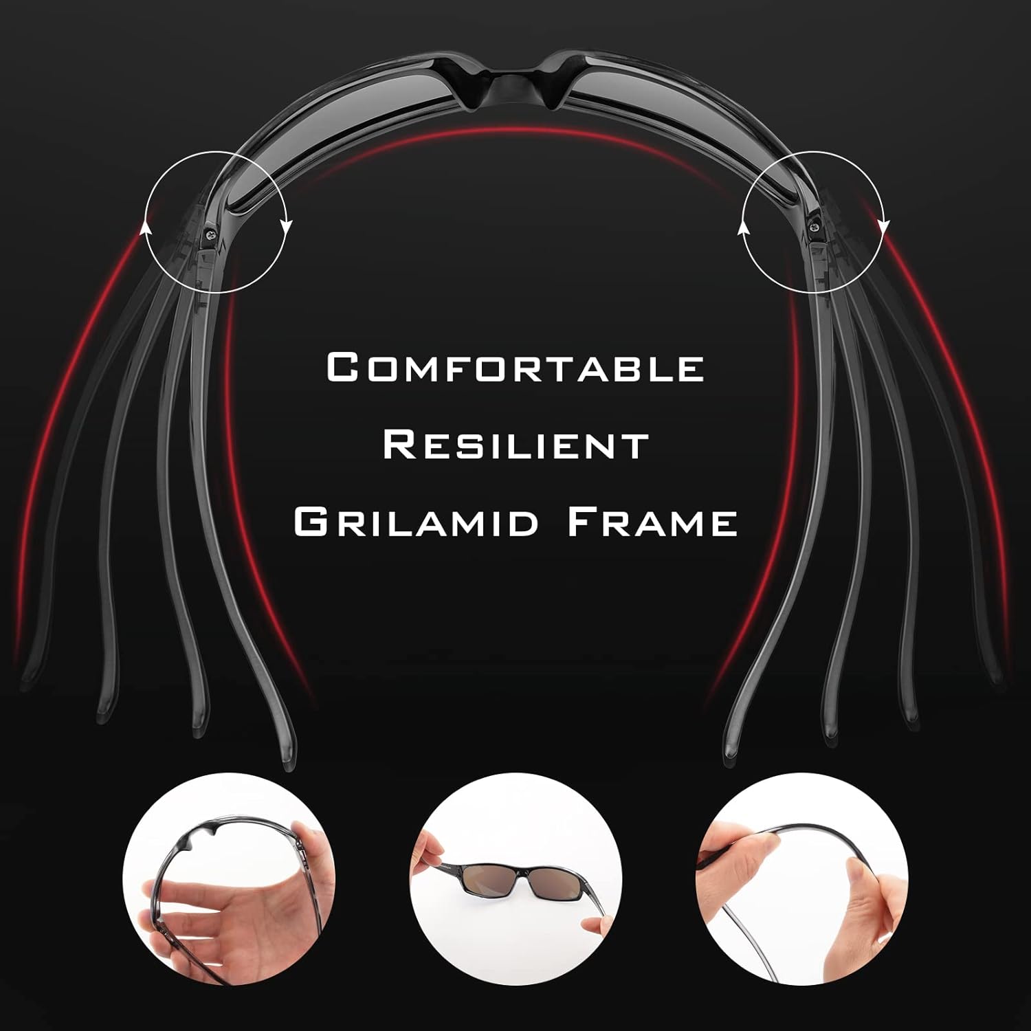 KastKing Kateel Lentes de sol deportivos, polarizados, para hombres y mujeres, ideales para conducir, pesca, ciclismo y correr, protección