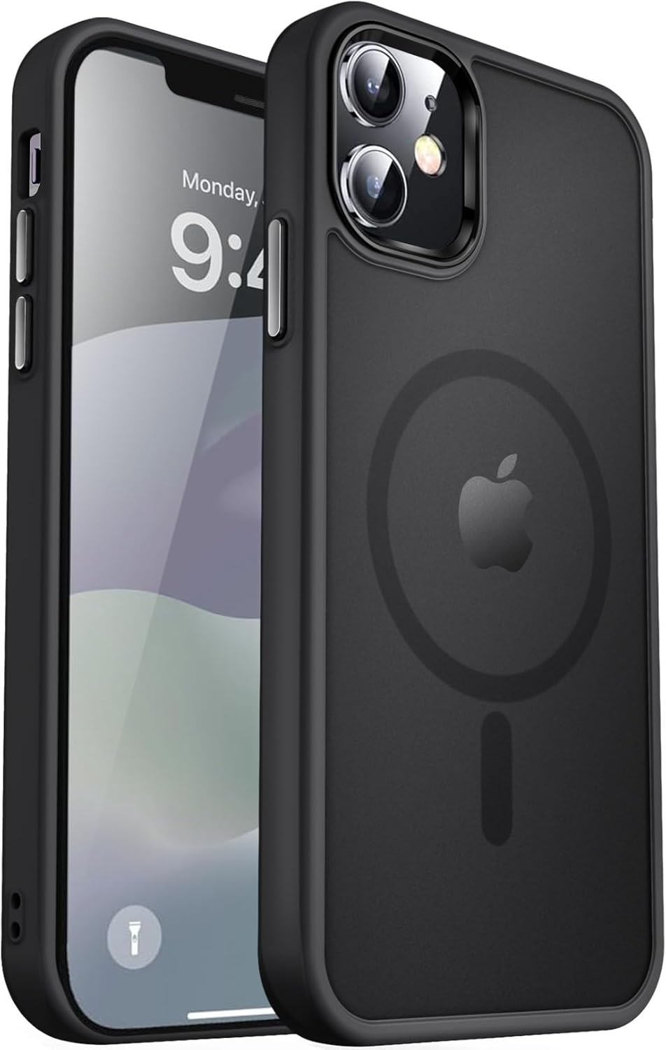 MOCCA Funda magnética fuerte para iPhone 12iPhone 12 Pro, compatible con Magsafe protección contra caídas de grado Mil Funda protectora delgada a