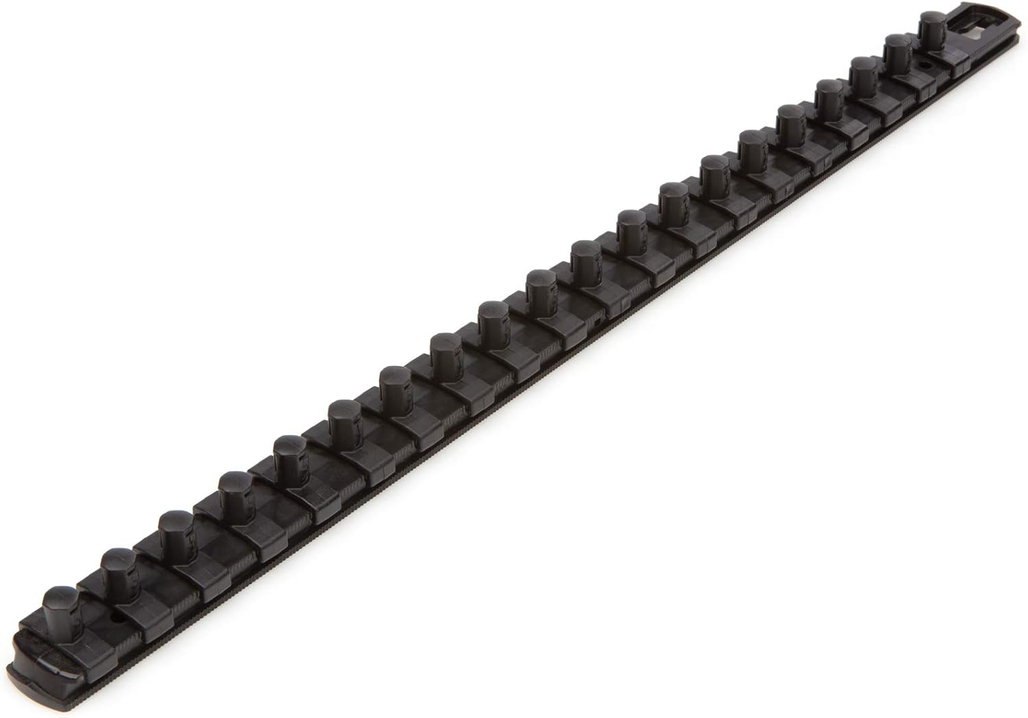 TEKTON Unidad de 38 pulgadas x riel de enchufe de 18 pulgadas, 20 clips (negro)  OSR13220
