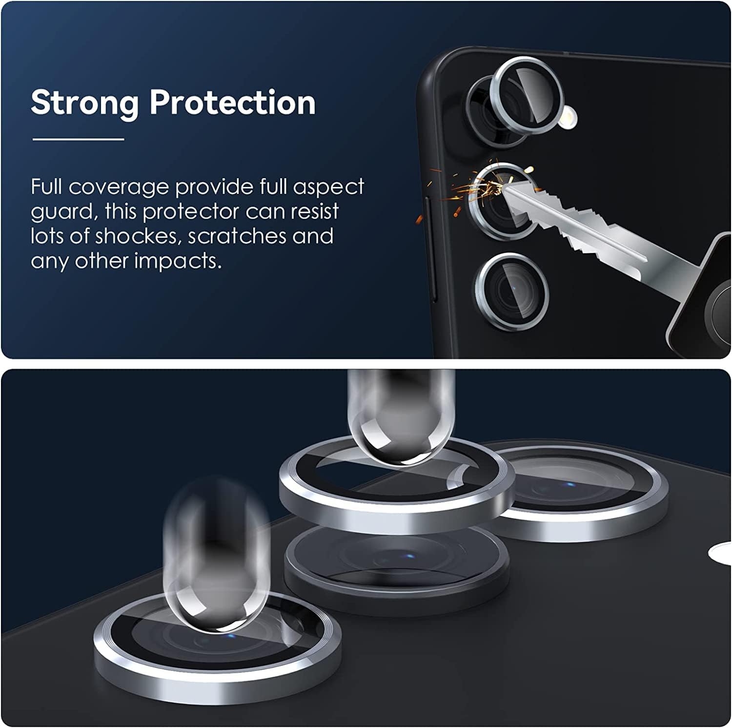 Paquete de 2 protectores de lente de cámara para OnePlus Nord N30 5G, resistentes a los arañazos, vidrio templado ultrafino, protector de pantalla