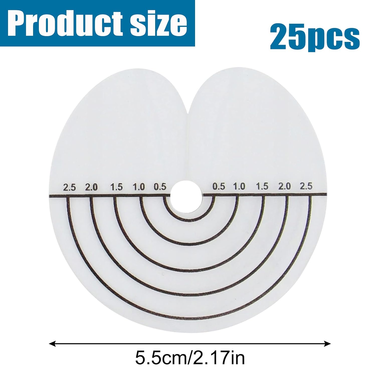 25 piezas de plantilla espaciadora redonda de un solo agujero, protectores de protección contra el calor para extensiones de cabello, protectores de