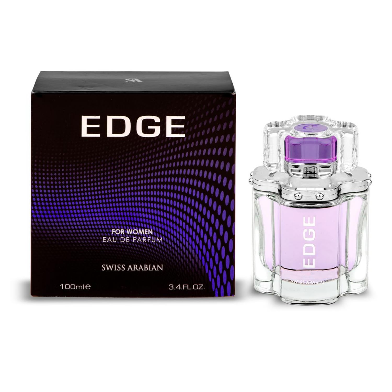 Swiss Arabian – Perfume EDGE, productos de Dubai, fragancia personal EDP en espray de larga duración, adictiva, un aroma seductor, aroma de Arabia,