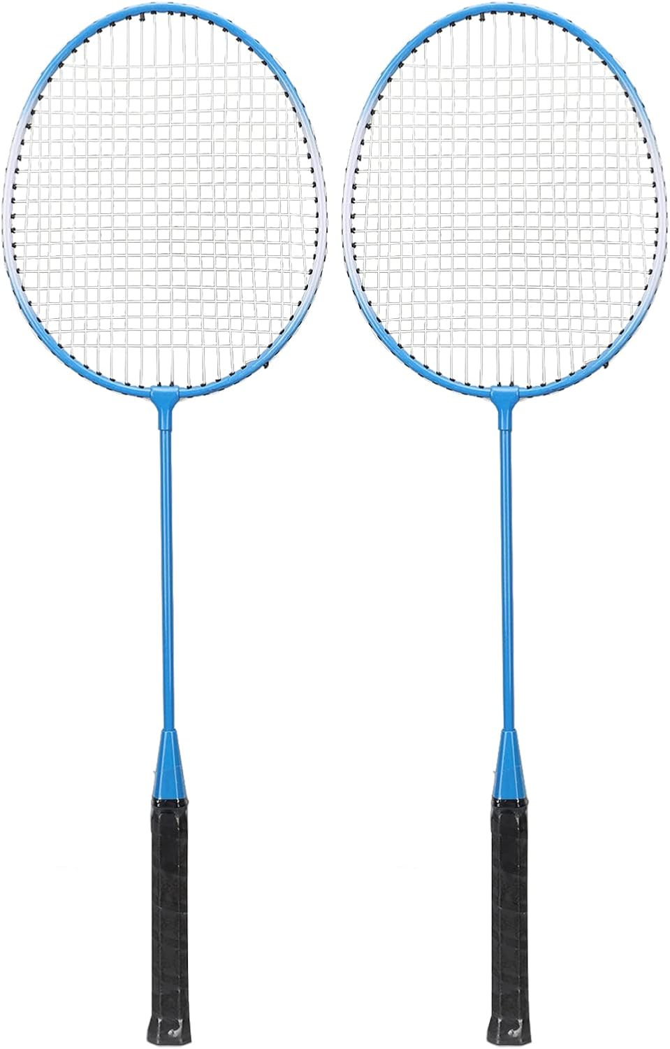 Juego de raqueta de bádminton, ligera, de alta dureza, aleación de hierro ofensiva, agarre cómodo, duradero, con bolsa de almacenamiento para
