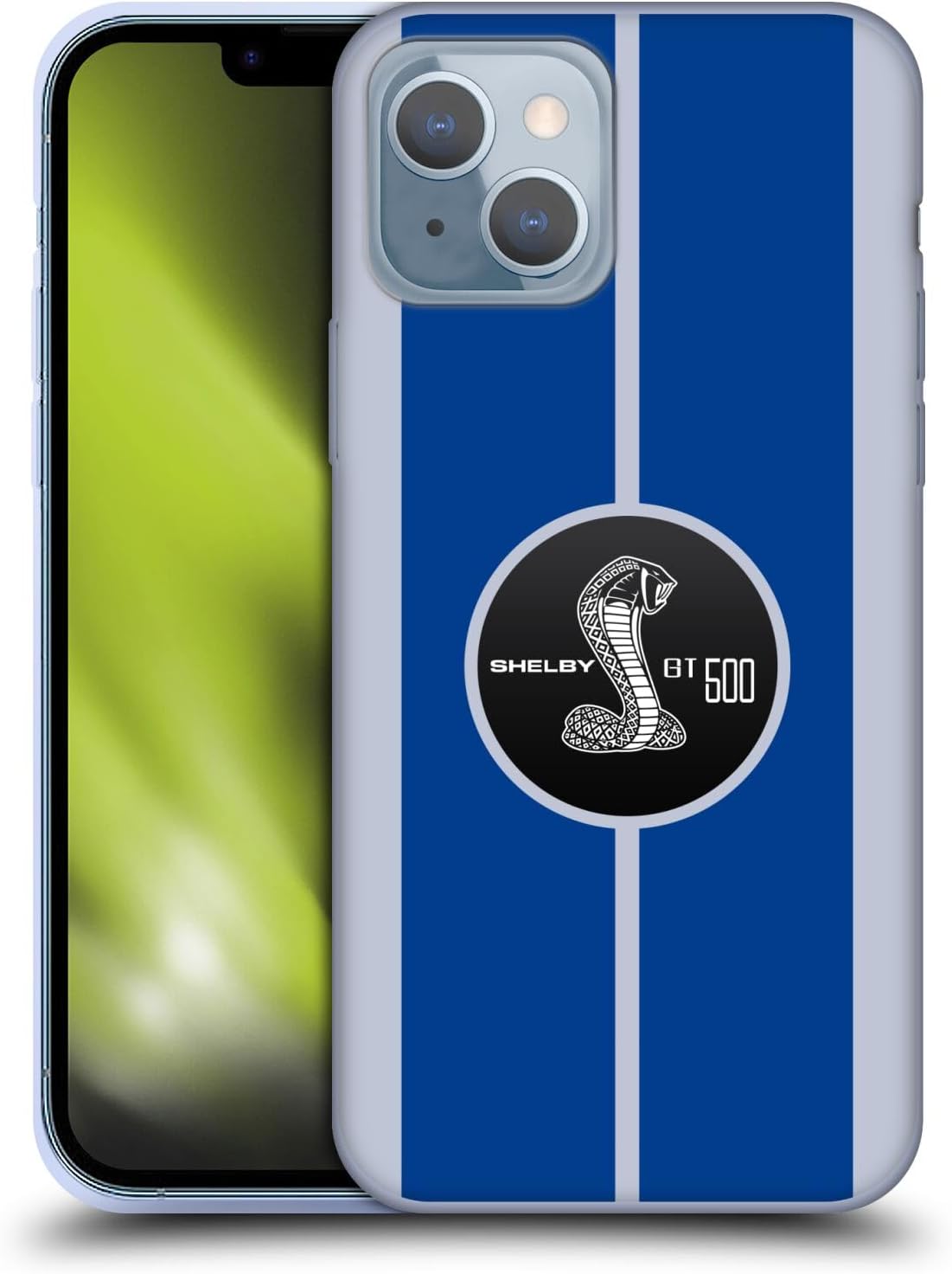 Head Case Designs Shelby GT500 – Funda de gel suave con licencia oficial para iPhone 14 de Apple
