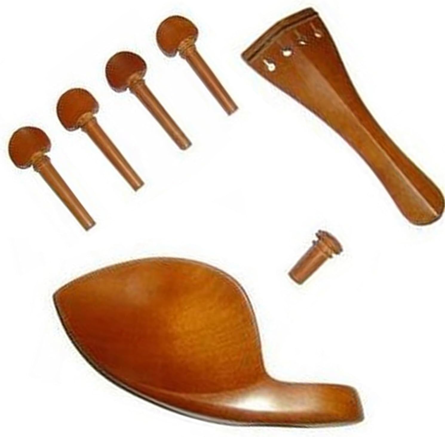 violin accessories Jujube Wood Violin Accessories Sets Chinrest Drawplates Replacement Parts