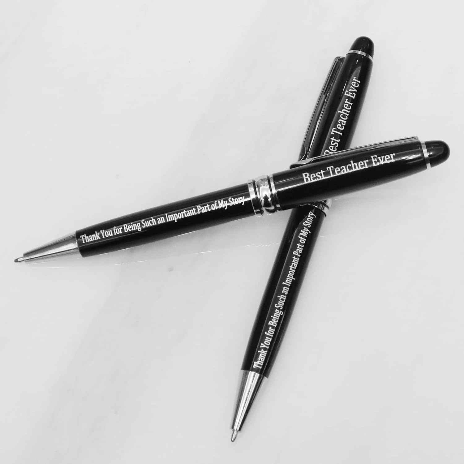 MRSLYFQH Bolígrafo de regalo de agradecimiento para profesores, regalos de agradecimiento personalizados para el escritorio del profesor (un