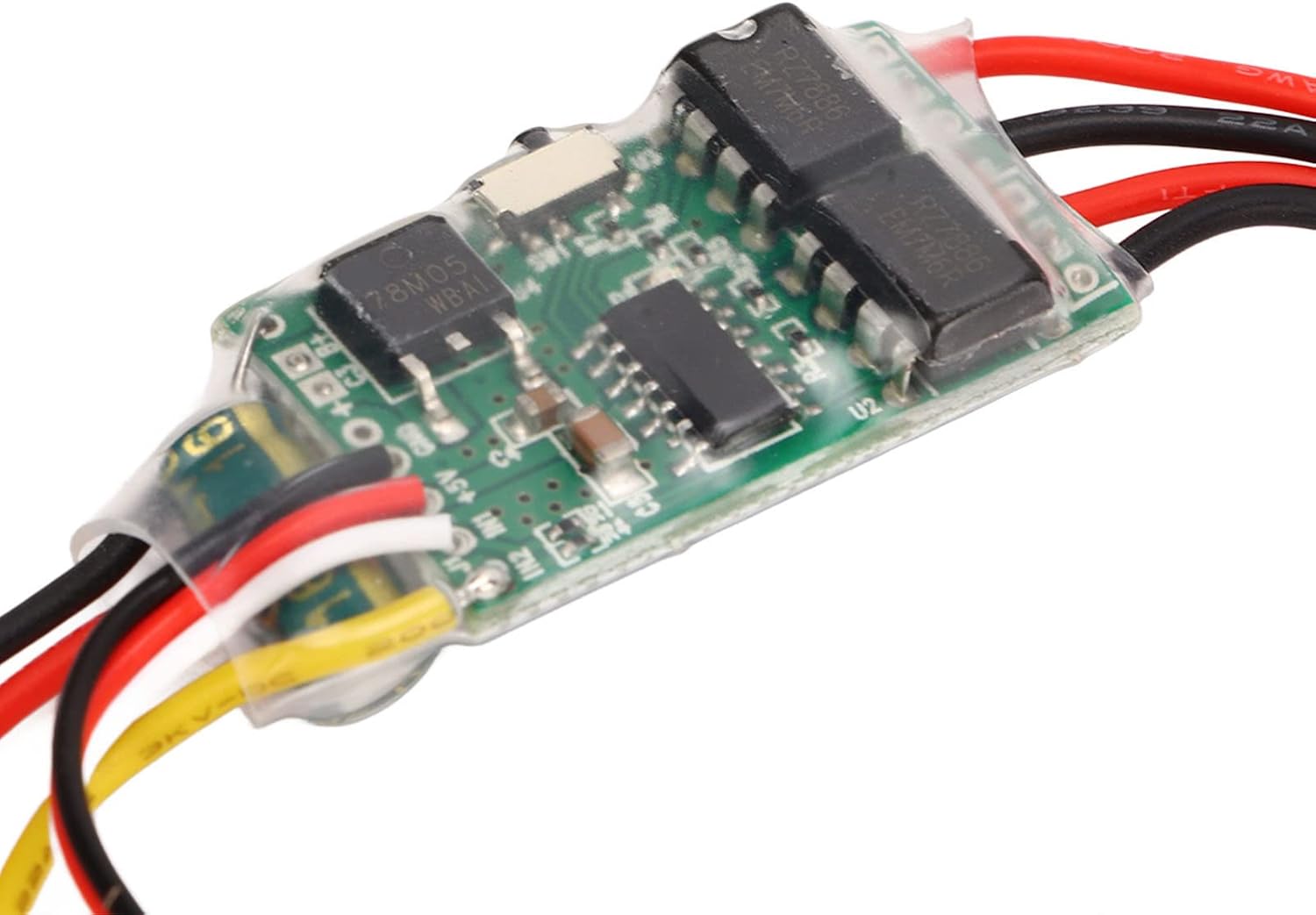 Reemplazo ESC cepillado RC, controlador de velocidad de motor cepillado RC Protección de pérdida de señal del acelerador para actualización