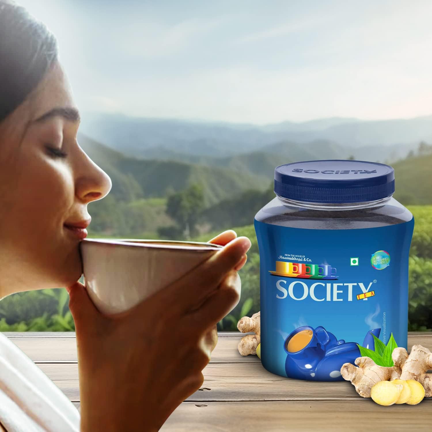 Society Pure Assam Leaf Tea CTC, 32 onzas, 450 tazas, té negro indio orgánico, té Assam puro surtido, rico gránulos de Assam Chai-té con