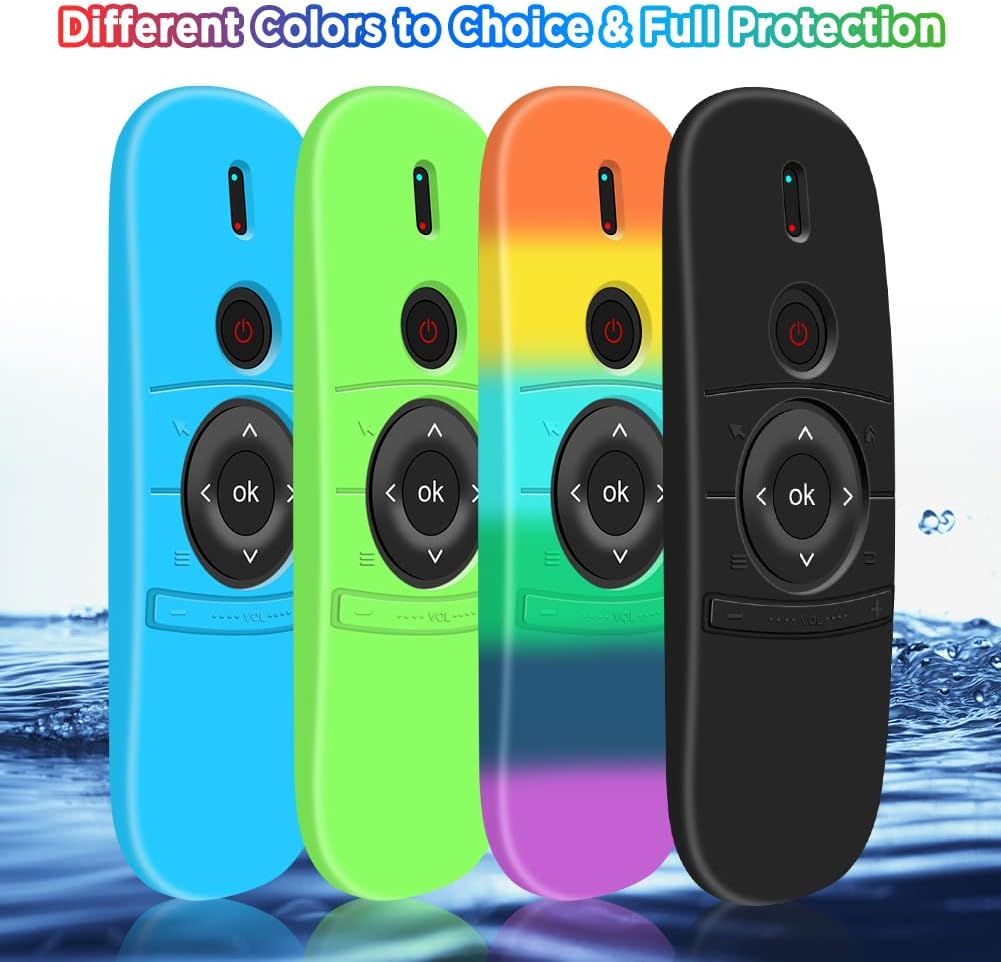 Funda para WeChip W1 Remote, Cubierta de silicona para WeChip W1 Control remoto Soporte de piel Protector Universal Reemplazo de goma Funda trasera