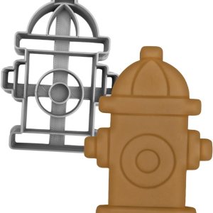 Cortadores de galletas de boca de fuego de 3.5 pulgadas para hornear, cortadores de galletas con sello, cortador de galletas de boca de incendio, Cortadores de galletas de boca de fuego de 3.5 pulgadas para hornear, cortadores de galletas con sello, cortador de galletas de boca de incendio,