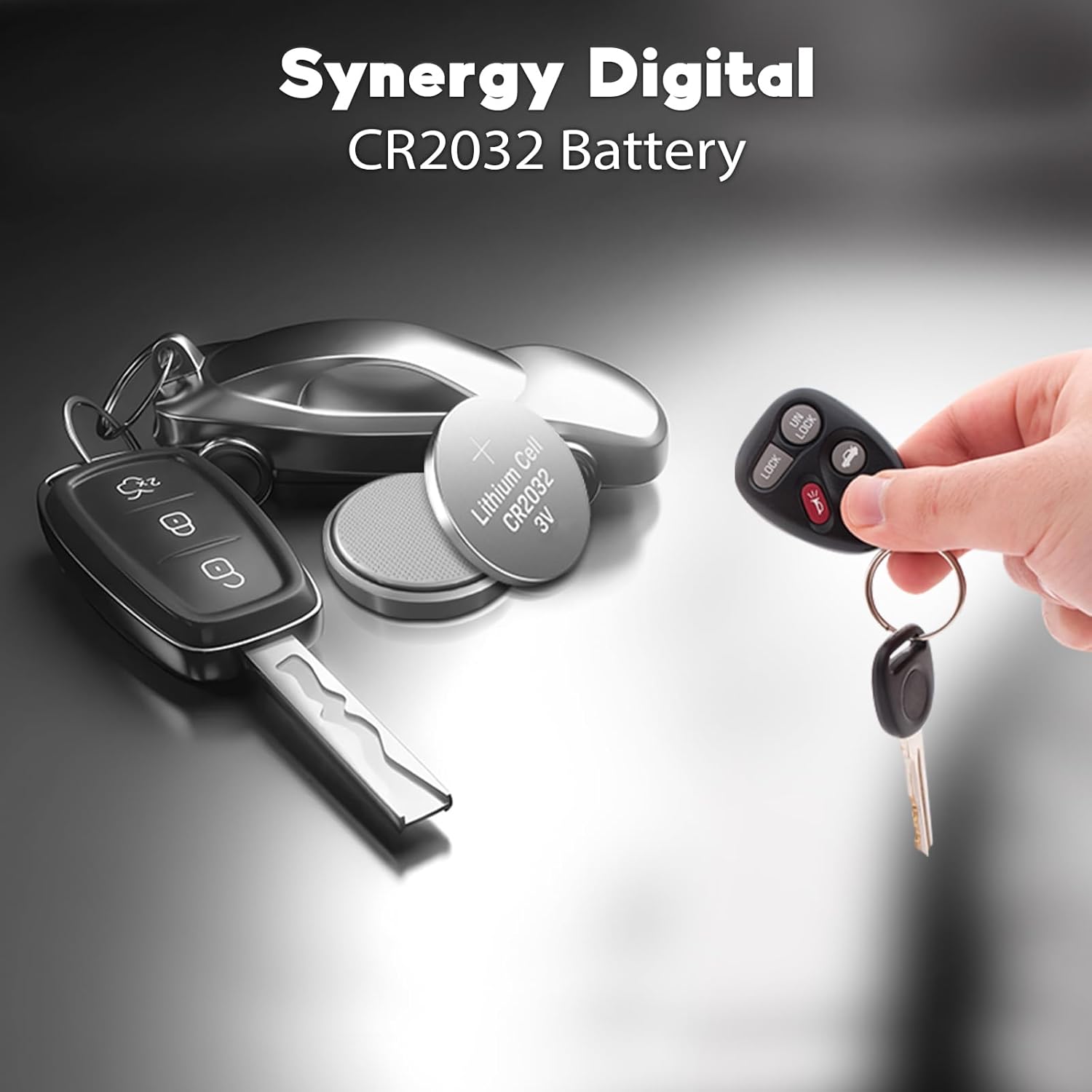 Synergy Digital Baterías de control remoto, compatibles con control remoto Pioneer Inno (litio, 3V, 220 mAh) – Paquete de 2