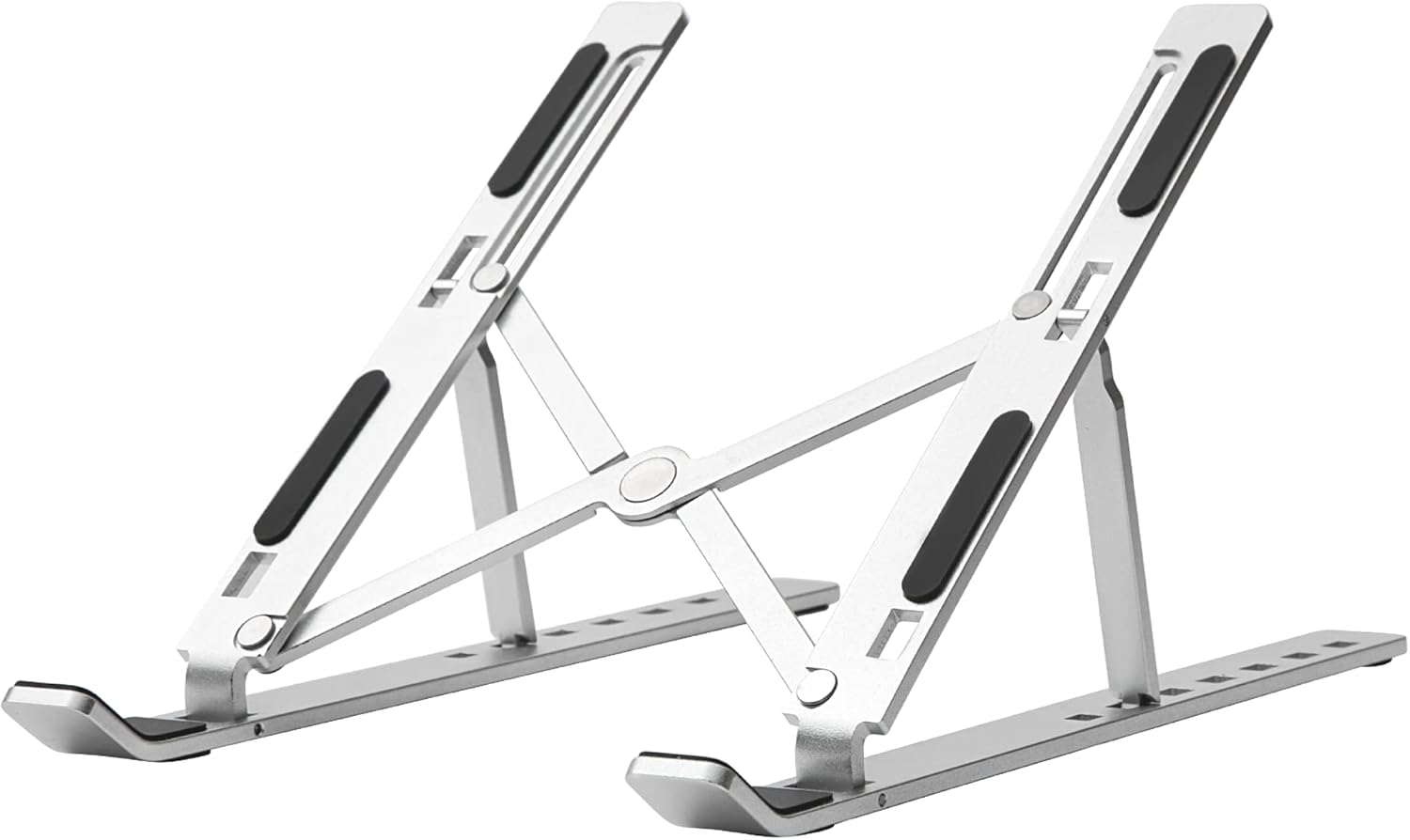 Laptop Stand for Desk,Adjustable Height Foldable Portable Dj Laptop Stand,Computer Stand,Ergonomic Aluminum Laptop Stands,Compatible 10-15″ MacBook
