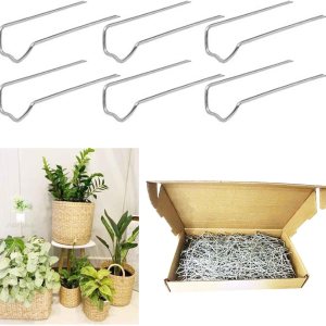 300 alfileres florales en U  1.7 pulgadas en forma de U, alfileres verdes de helecho floral con caja de almacenamiento para espuma de poliestireno, 300 alfileres florales en U  1.7 pulgadas en forma de U, alfileres verdes de helecho floral con caja de almacenamiento para espuma de poliestireno,