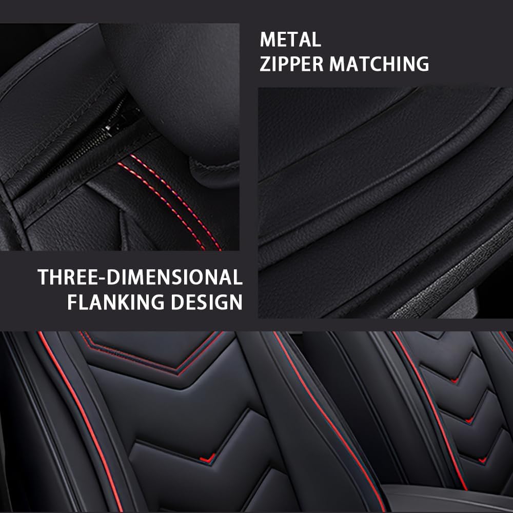 POOUOO Funda de asiento de automóvil para Audi Q8 2000-2023, funda de asiento deportivo impermeable y resistente al desgaste, protector de asiento