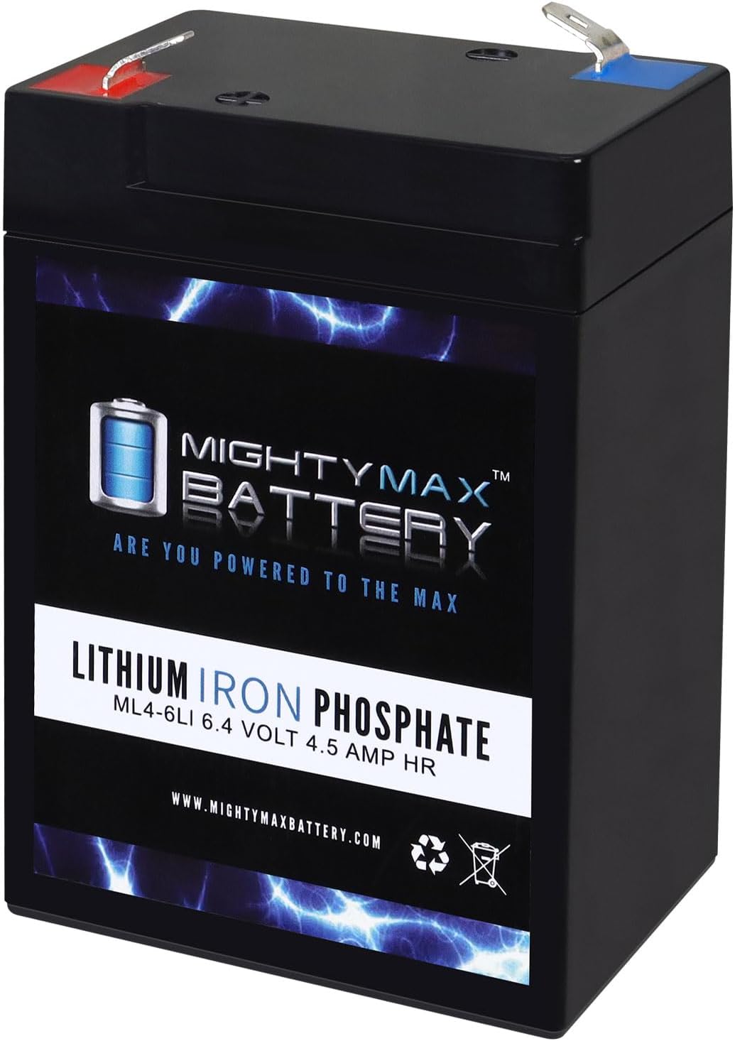 Mighty Max Battery Batería de repuesto de litio de 6V 4.5AH compatible con Mojo Motorized Duck Decoy