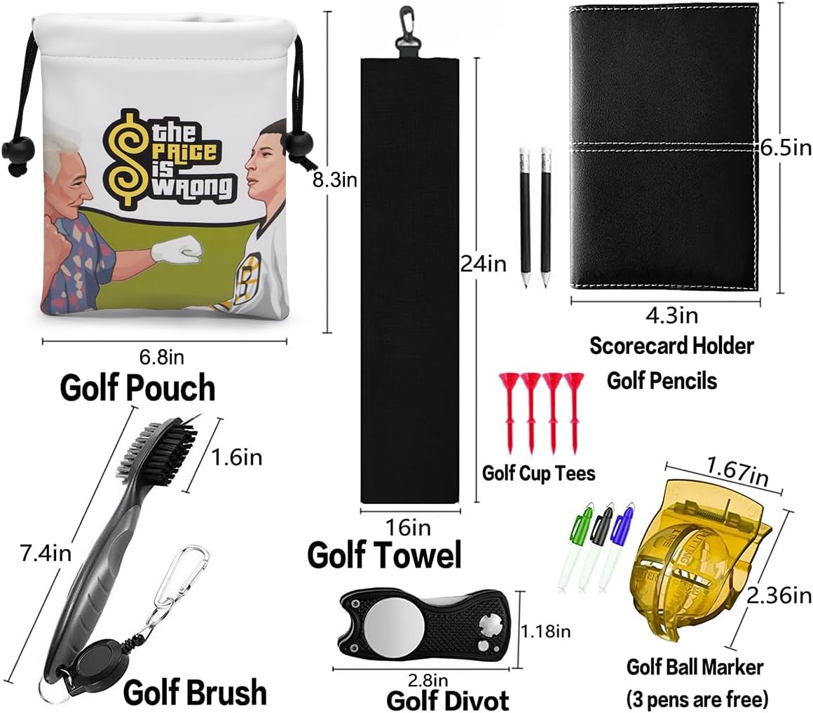 Bolsa de golf para objetos de valor, bolsa de cuero para camiseta de golf con cierre de cordón, bolsa portátil para pelotas de golf, accesorios de