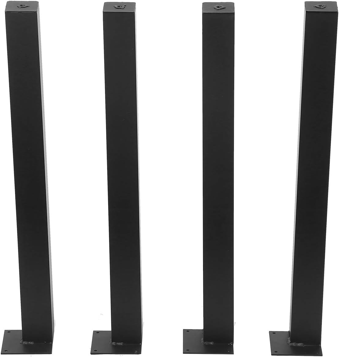 MBQQ Furniture Legs H28 – Patas rústicas para mesa, patas de escritorio de metal resistente, patas de mesa de comedor, juego de 4 patas de hierro