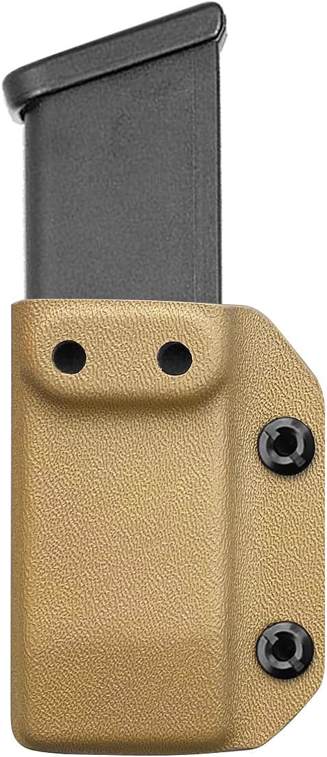 POLE.CRAFT IWBOWB – Funda para cargador Kydex – Mag Carrier se adapta a 0.354 in .40 Double Stack0.354 in .40 Single Stack – P365 1911 Glock 19 19X