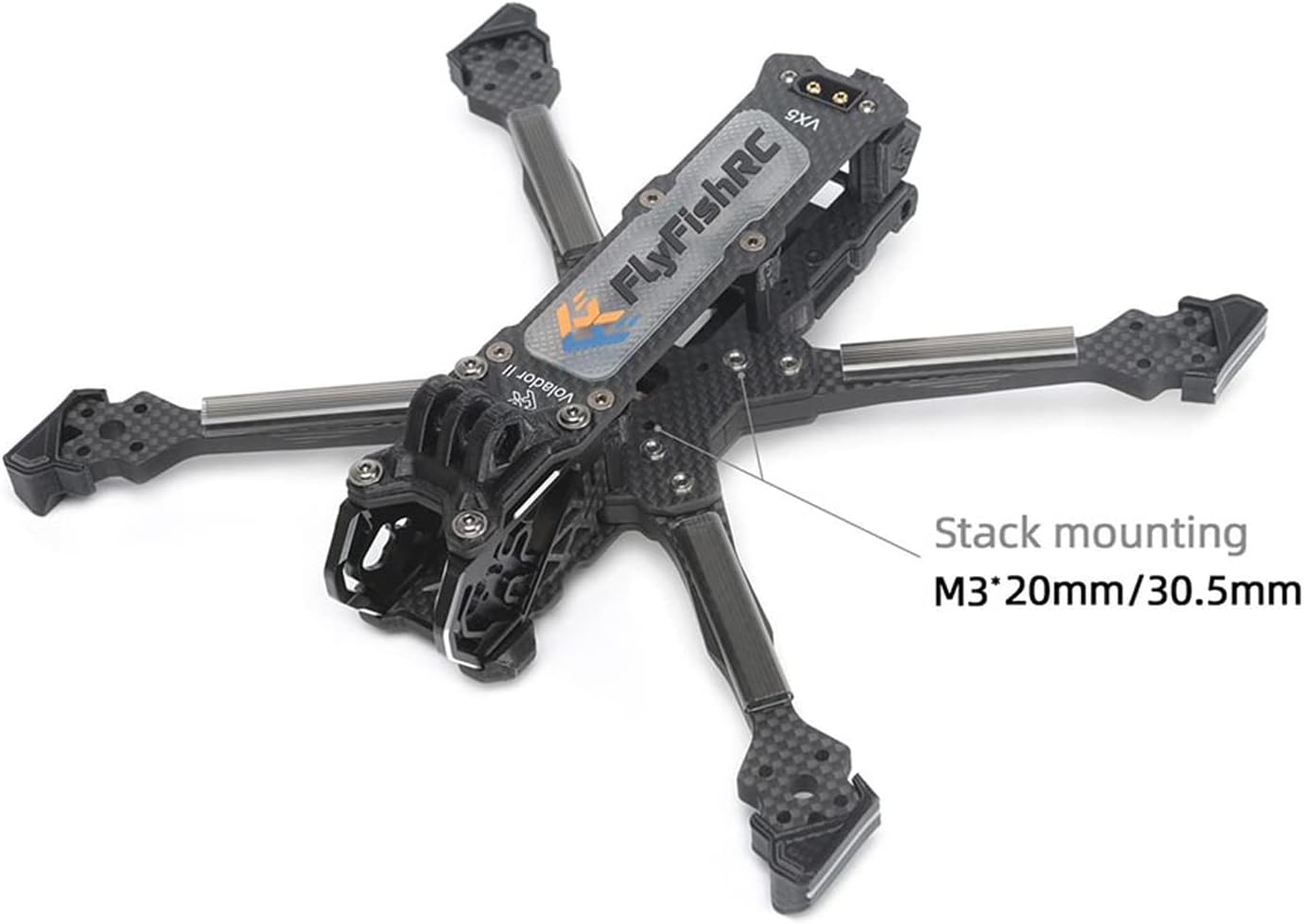 Volador II VX5 V2 RC FPV Drone Quad Frame Compatible para DJI O3 Unidad de Aire Caddx Vista T700 Fibra de Carbono Brazo de 0.236 in Drones 5