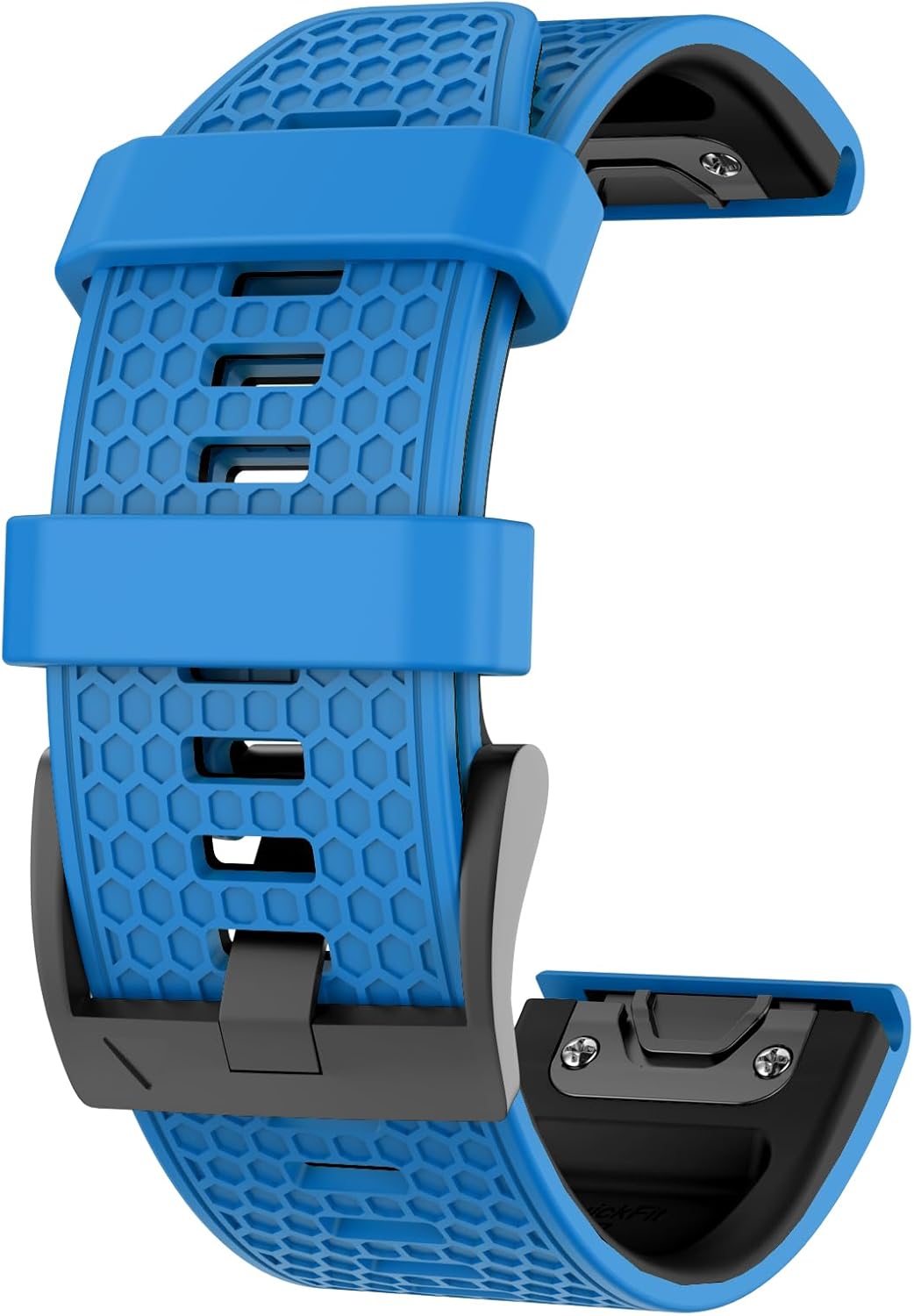 OVERSTEP Correa de reloj compatible con Fenix 5X, correa de reloj de silicona suave de 0.06 pulgadas de ancho para Garmin Fenix 5XFenix 5X PlusFenix