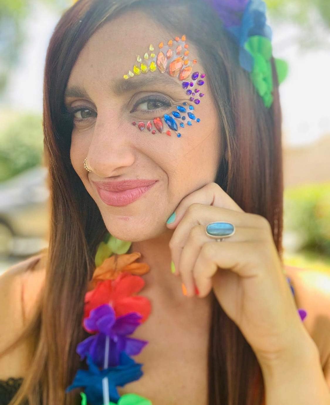 Neva Nude Calcomanía corporal de edición de cristal en tu cara de Pride Tribe