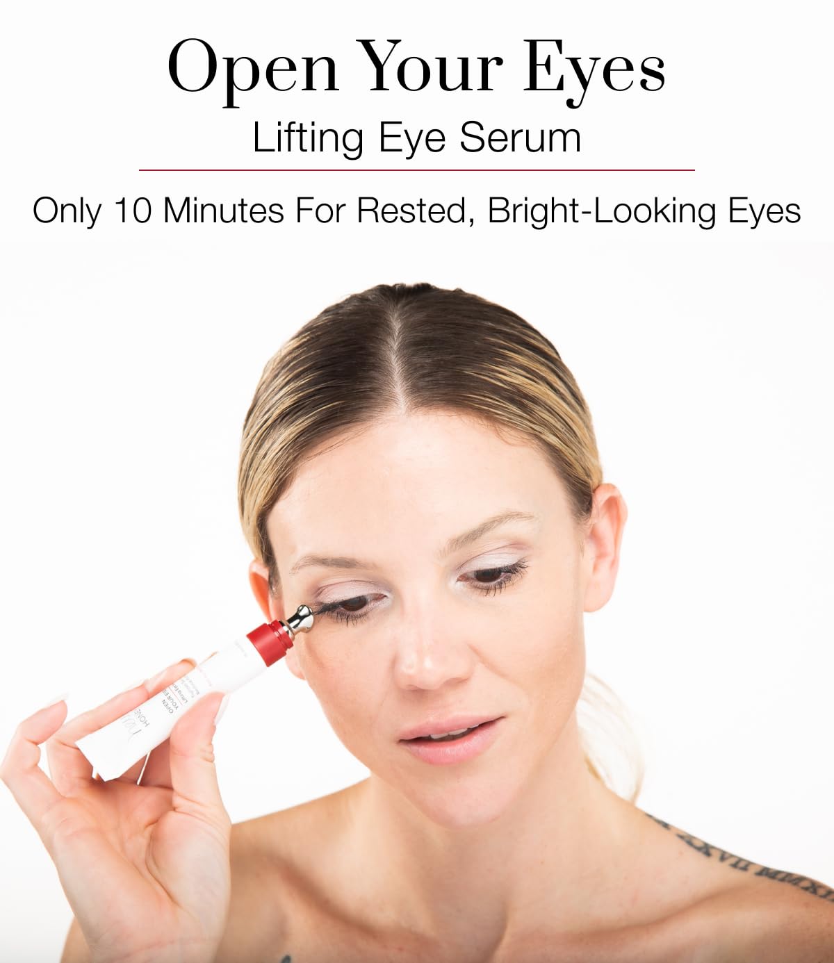 Hey Honey Open Your Eyes Lifting Eye Serum  Crema debajo de los ojos para ojeras e hinchazón  Hidratación alrededor de los ojos  Adecuado para